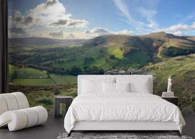 Peak District Edale Panorama  Wall mural