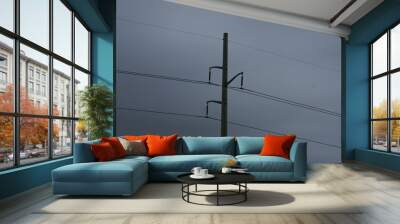 Power Lines Wall mural