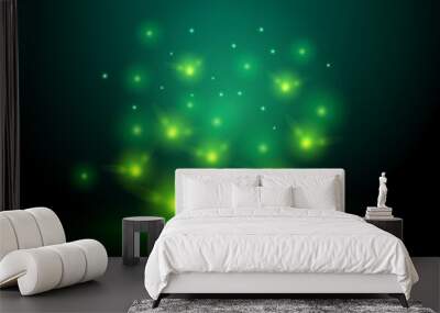 Glowing Flireflies Wall mural