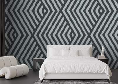 Seamless Vector Geometric Pattern. Repeating geometric texture pattern. Vector illustration. Wall mural