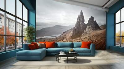 The Storr - Isle Of Skye Landscape In Scotland Wall mural