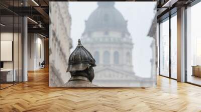 Police at St. Stephan's Basilica Wall mural