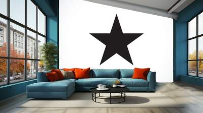 3d star shape icon Wall mural