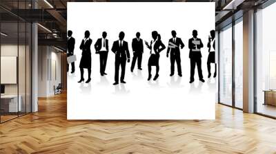 business people background Wall mural