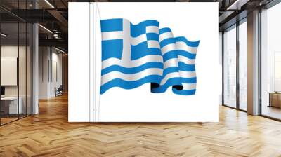 greece flag Wall mural