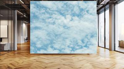 The sky is bright day, the clouds look beautiful. Wall mural