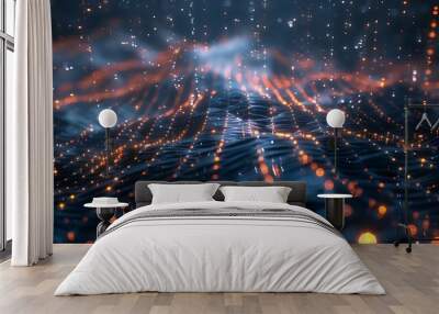 Abstract digital art Wall mural