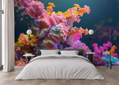 Abstract digital art Wall mural