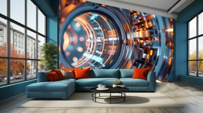 Abstract digital art Wall mural