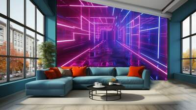 Abstract digital art Wall mural