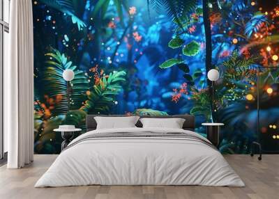 digital abstract art Wall mural