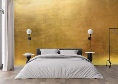 golden background with shiny gold texture Wall mural