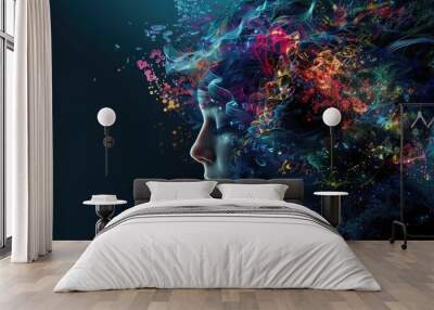 offering unique and imaginative imagery that sparks inspiration and intrigue Wall mural