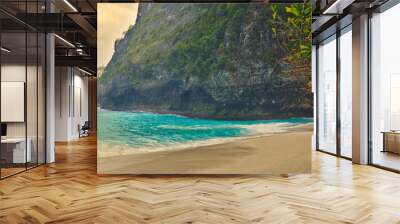 Kelingking beach on Nusa Penida, Indonesia Wall mural