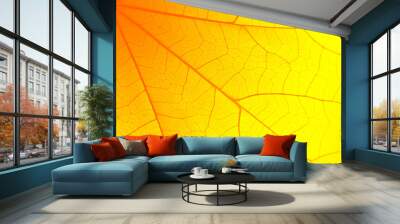 abstract leaf background Wall mural