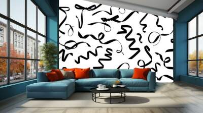 ribbon silhouettes Wall mural