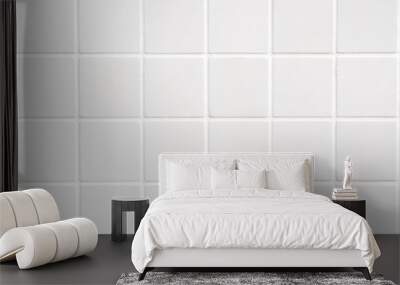 white ceramic tile with 24 squares in rectangular form Wall mural