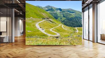 The Transfagarasan road. Wall mural