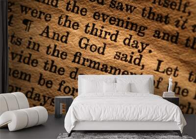 Holy bible Wall mural