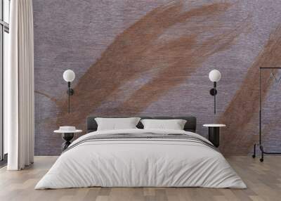 Veneer panel with brush marks background texture Wall mural