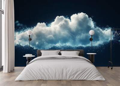 Cloud. Beautiful background Wall mural