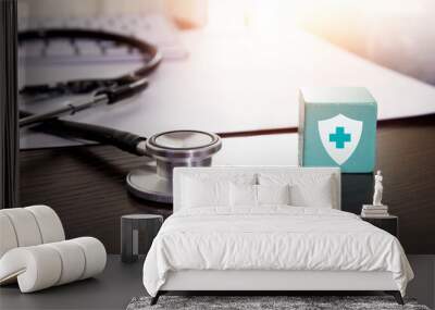 health insurance , medical coverage planning , hospital payment support Wall mural