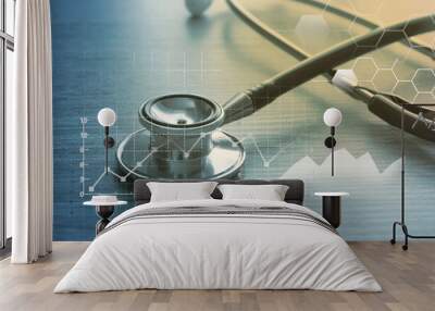 Medical marketing and Healthcare business analysis report Wall mural