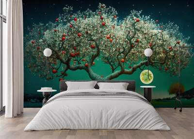 apple tree Wall mural