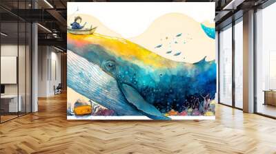 whale Wall mural