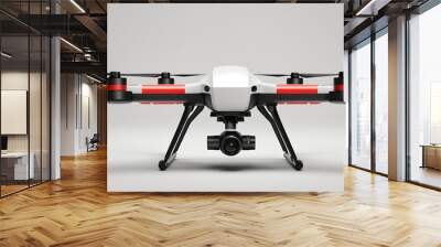 Scout drone with camera isolated on white background. Wall mural