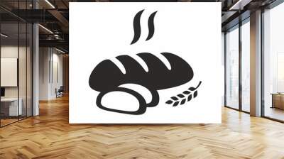 Bread vector icon Wall mural