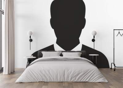 Businessman icon Wall mural