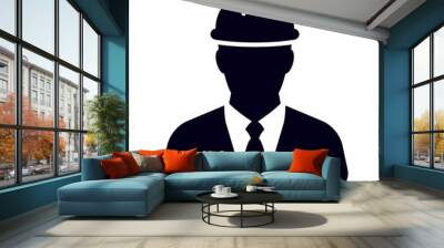 Engineering, construction project manager vector icon Wall mural