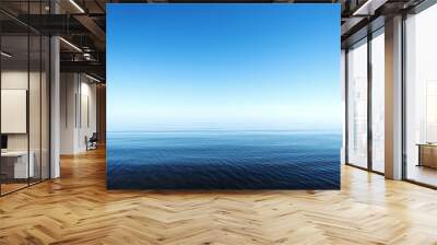 calm gulf of riga, baltic sea. Wall mural