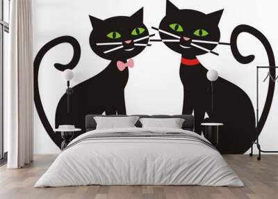 cat and tomcat Wall mural