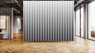 simple abstract metal grey black color vertical line pattern Wall mural