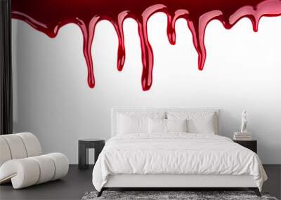 Halloween concept : Blood dripping Wall mural