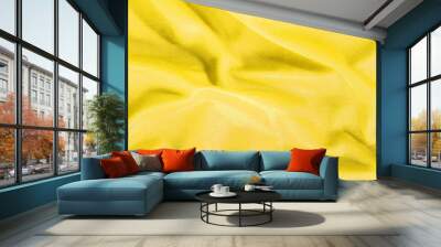 Yellow fabric texture Wall mural