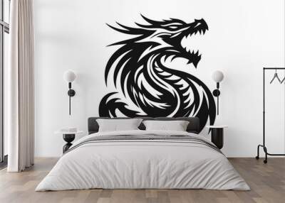 dragon boat, dragons, ferocious, fire, firm, flame, group, heraldic, identity, knight, myth, mythology, red, sport, strong, dragon logo, fire dragon, fir, beastdragon boat, dragons, ferocious, fire, f Wall mural