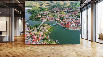 Mikołajki - the city of Mazury in north-eastern Poland Wall mural