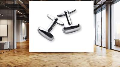 cufflinks isolated Wall mural