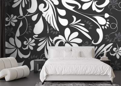 floral background Wall mural