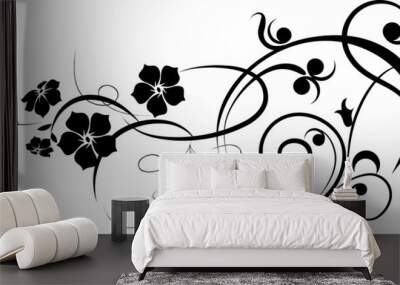 floral background Wall mural