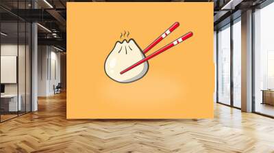 Dim sum Vectors & Illustrations Wall mural