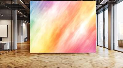 Abstract background with diagonal streaks of color. Wall mural