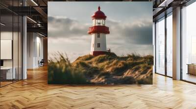 lighthouse on the coast lighthouse    Wall mural