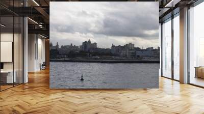 View of the downtown skyline in Cuba Wall mural