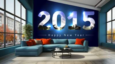 Happy New Year 2015 Wall mural