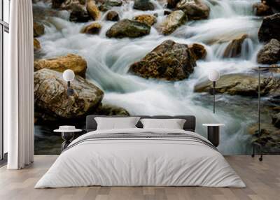 flowing river Wall mural