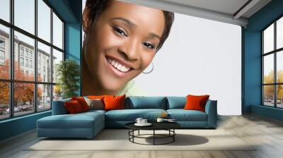 Smiling African American Girl Wall mural